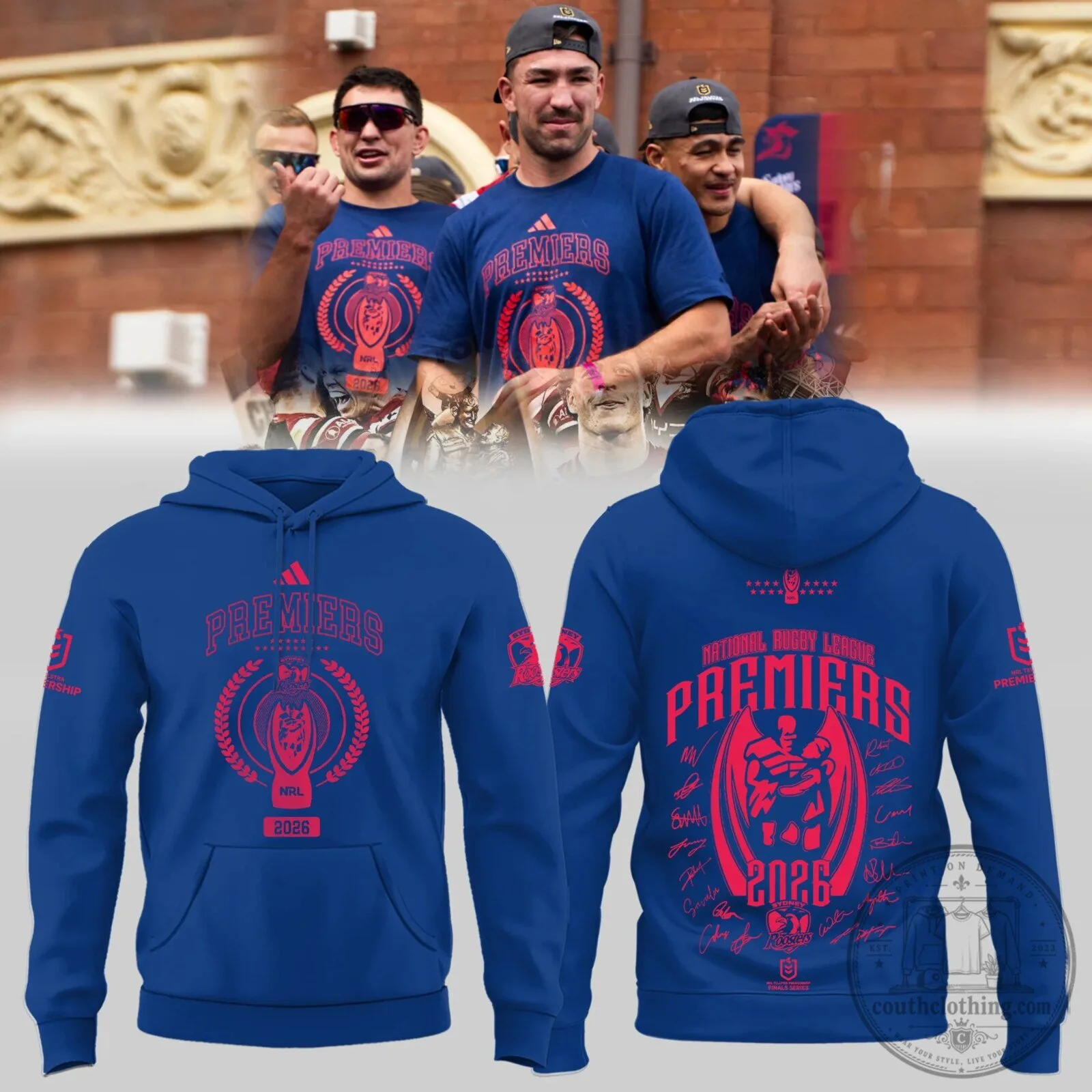 2026 Hoodie of the National Rugby League Premiers - Sydney Roosters