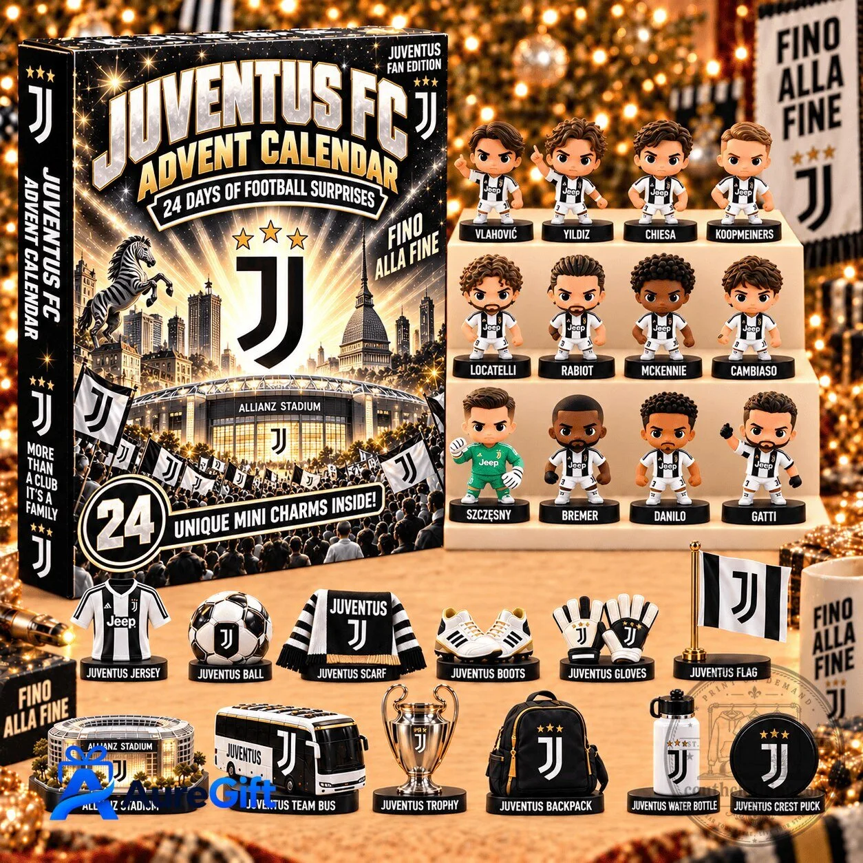 Juventus Football Club 24 Days of Football Surprises Advent Calendar
