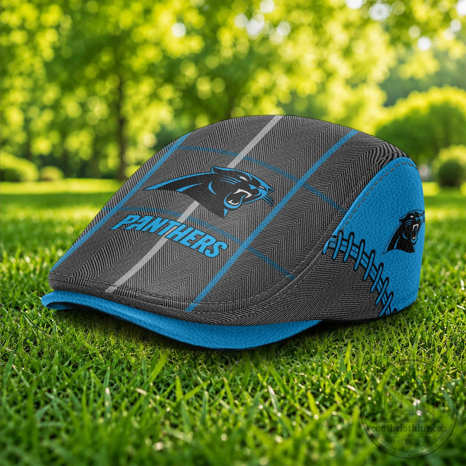 Carolina Panthers NFL Football Team Logo Flat Cap Hat