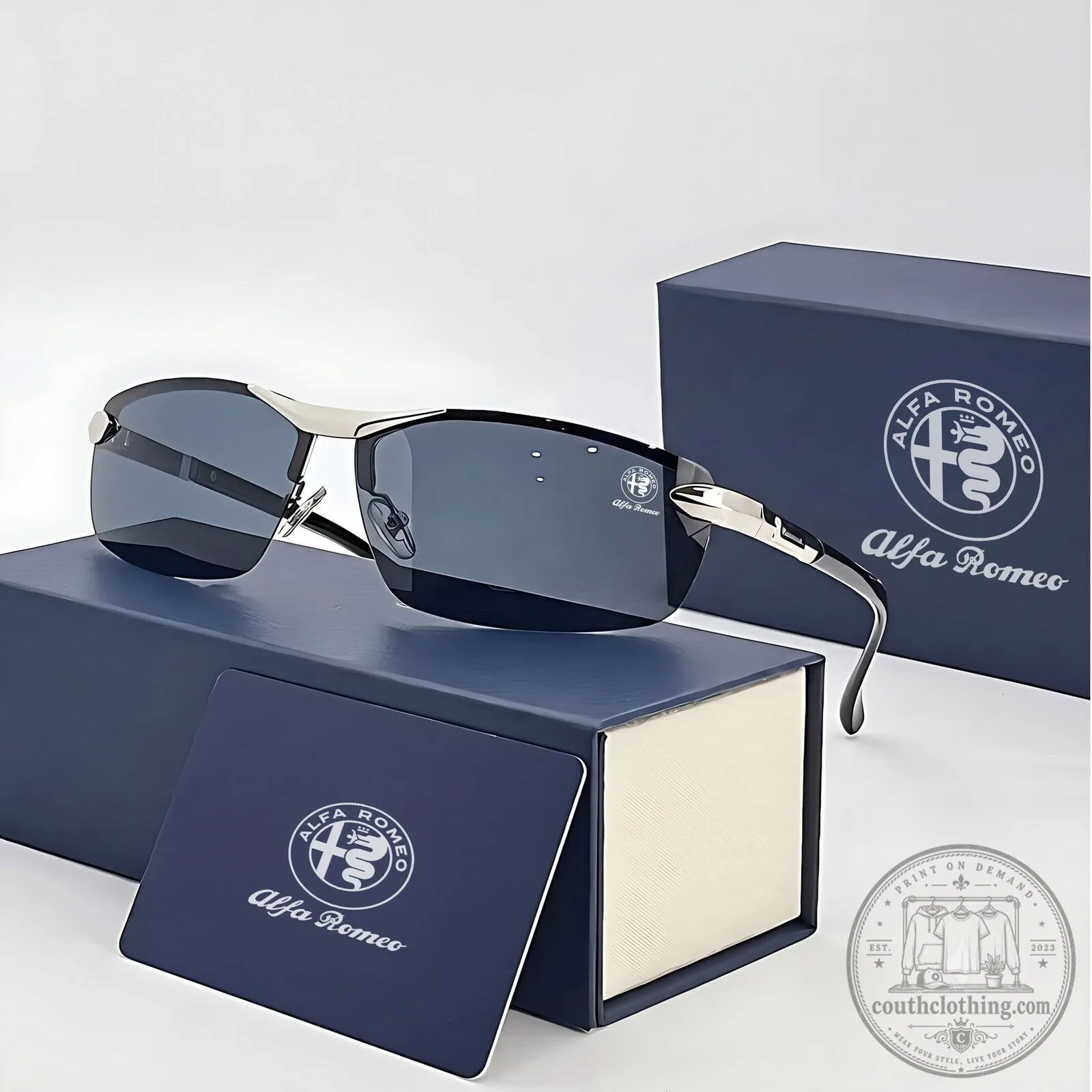 Alfa Romeo Sport Design Polarized Sunglasses for Men