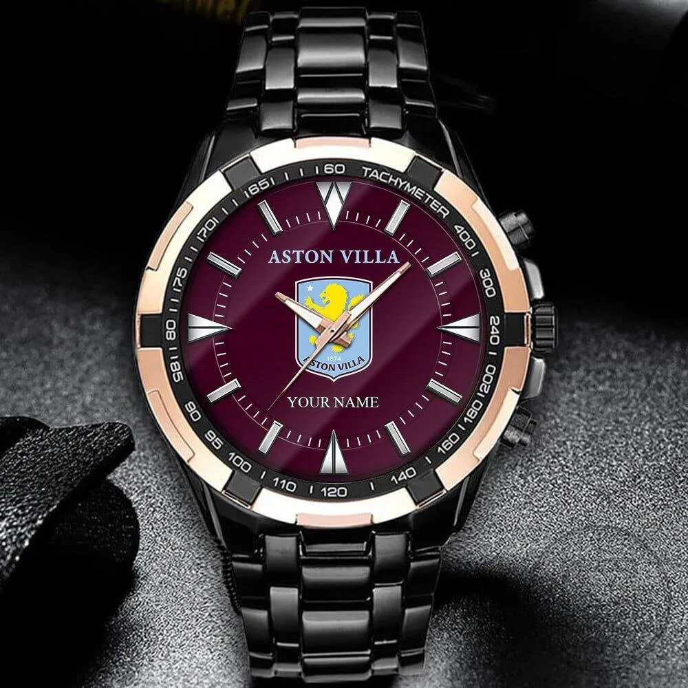 Aston Villa Football Club Personalized Stainless Steel Quartz Watch 7 Aston Villa Football Club Personalized Stainless Steel Quartz Watch