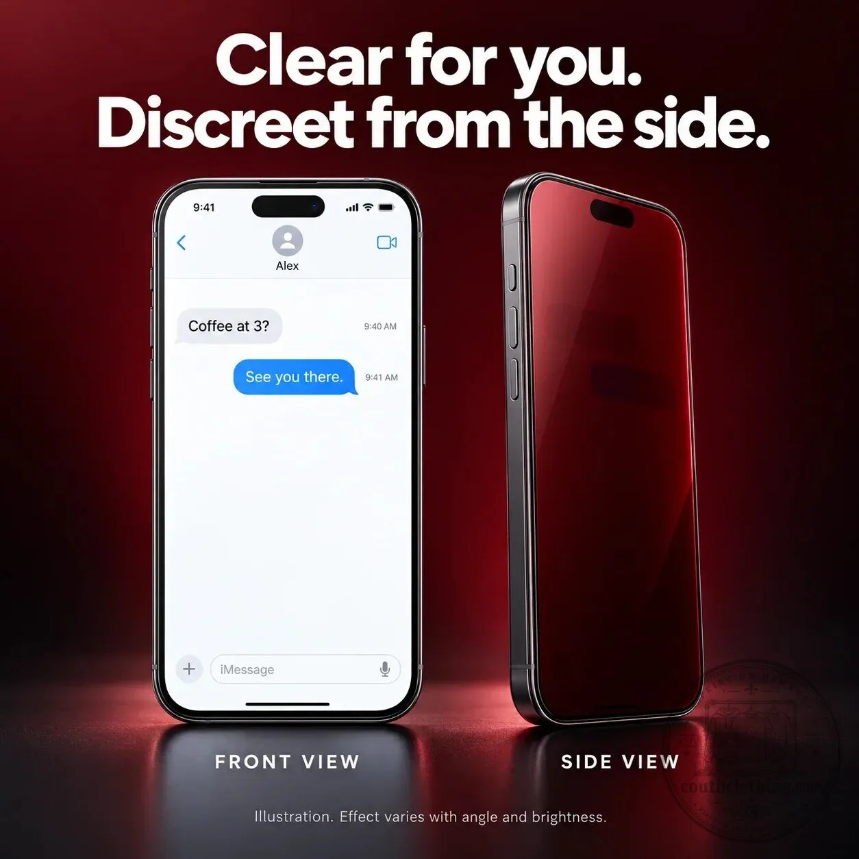 iPhone Privacy Screen Protector with Easy Installation Tray for Clear Front View 11 iPhone Privacy Screen Protector with Easy Installation Tray for Clear Front View