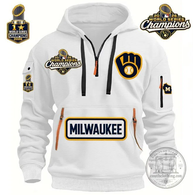 Baseball Hoodie for Milwaukee Brewers - 2026 World Series Champions Edition 3 Baseball Hoodie for Milwaukee Brewers - 2026 World Series Champions Edition