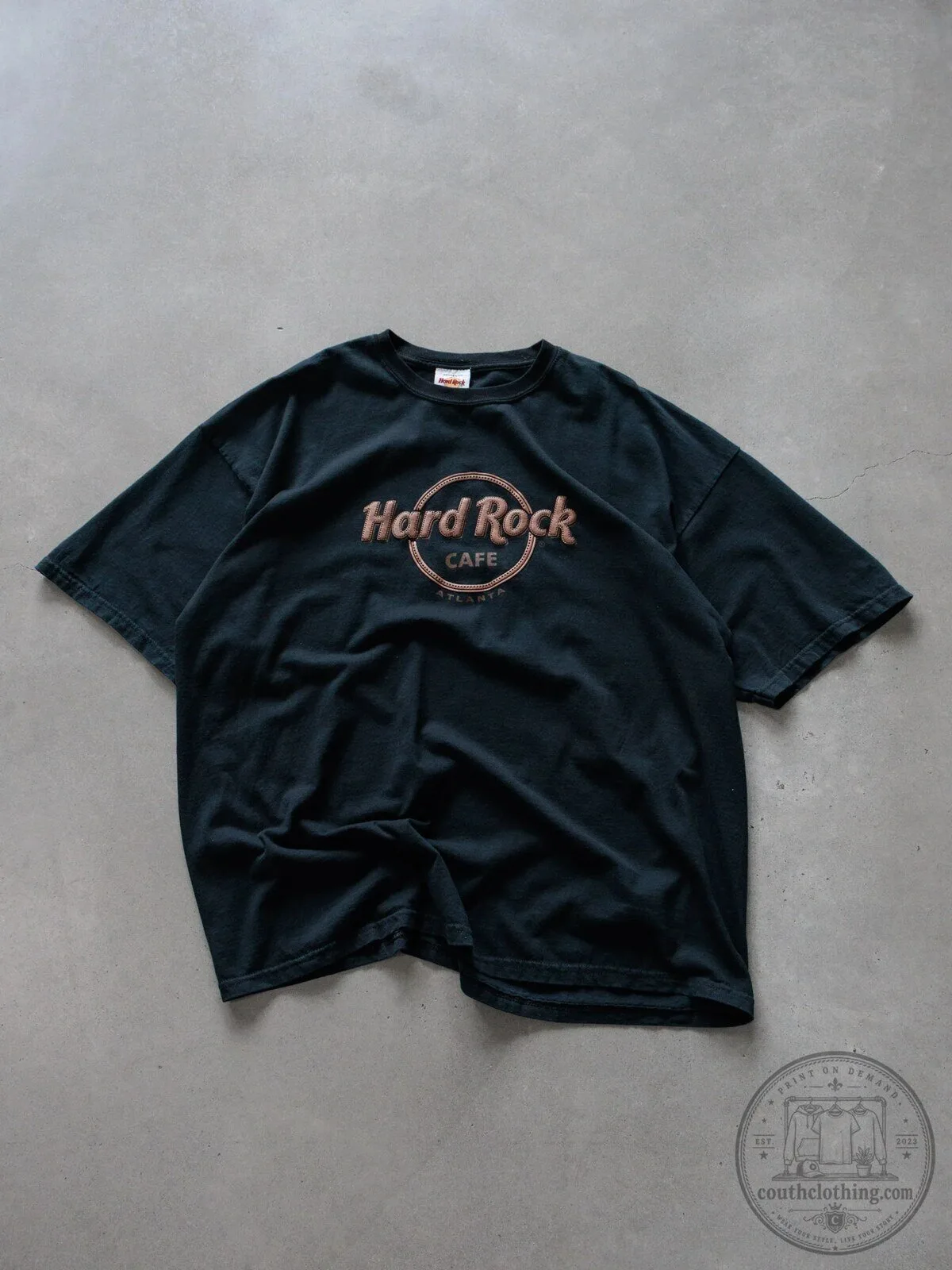 Vintage Hard Rock Cafe Atlanta Black Graphic T-Shirt