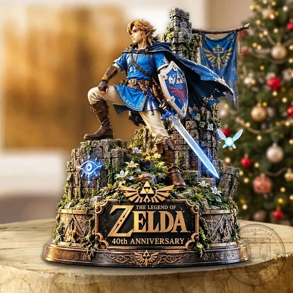 The Legend of Zelda Link 40th Anniversary Collectible Figurine Statue