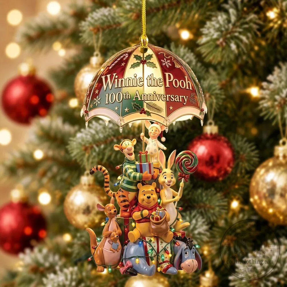 Winnie the Pooh 100th Anniversary Christmas Tree Ornament