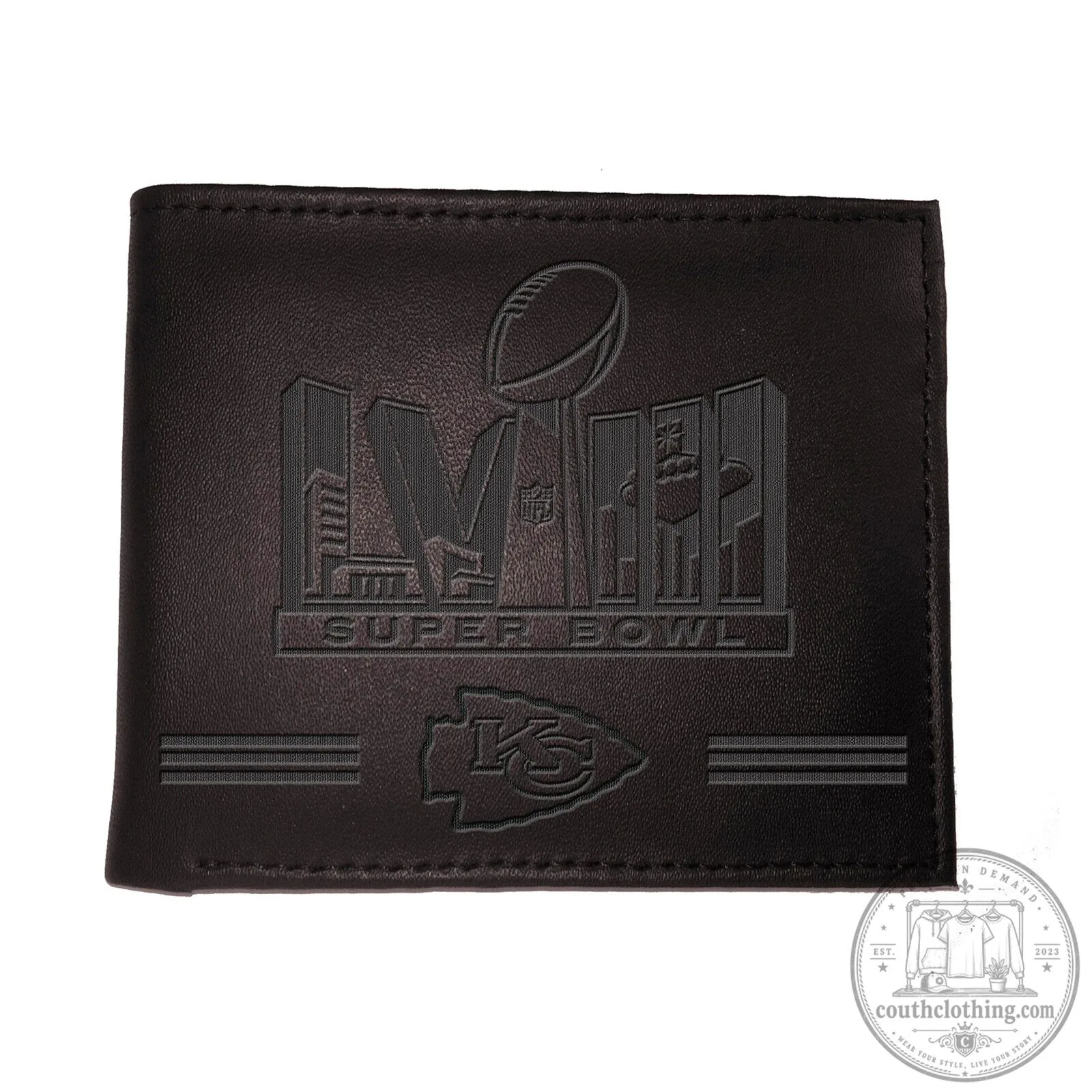 Kansas City Chiefs Super Bowl LVIII Champions Black Bi-Fold Wallet